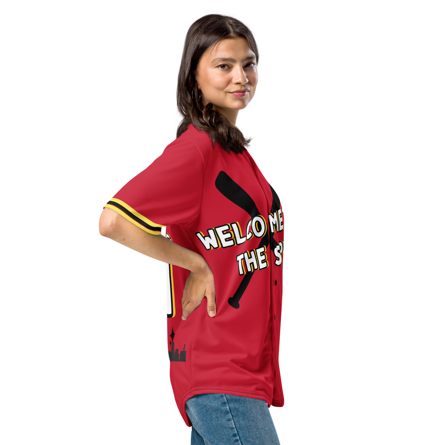 STE Baseball Jersey - Red